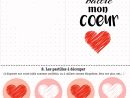 Gratuit ! La Carte Saint Valentin À Imprimer Et Ses intérieur Sanint Valentin Fle A Imprimer