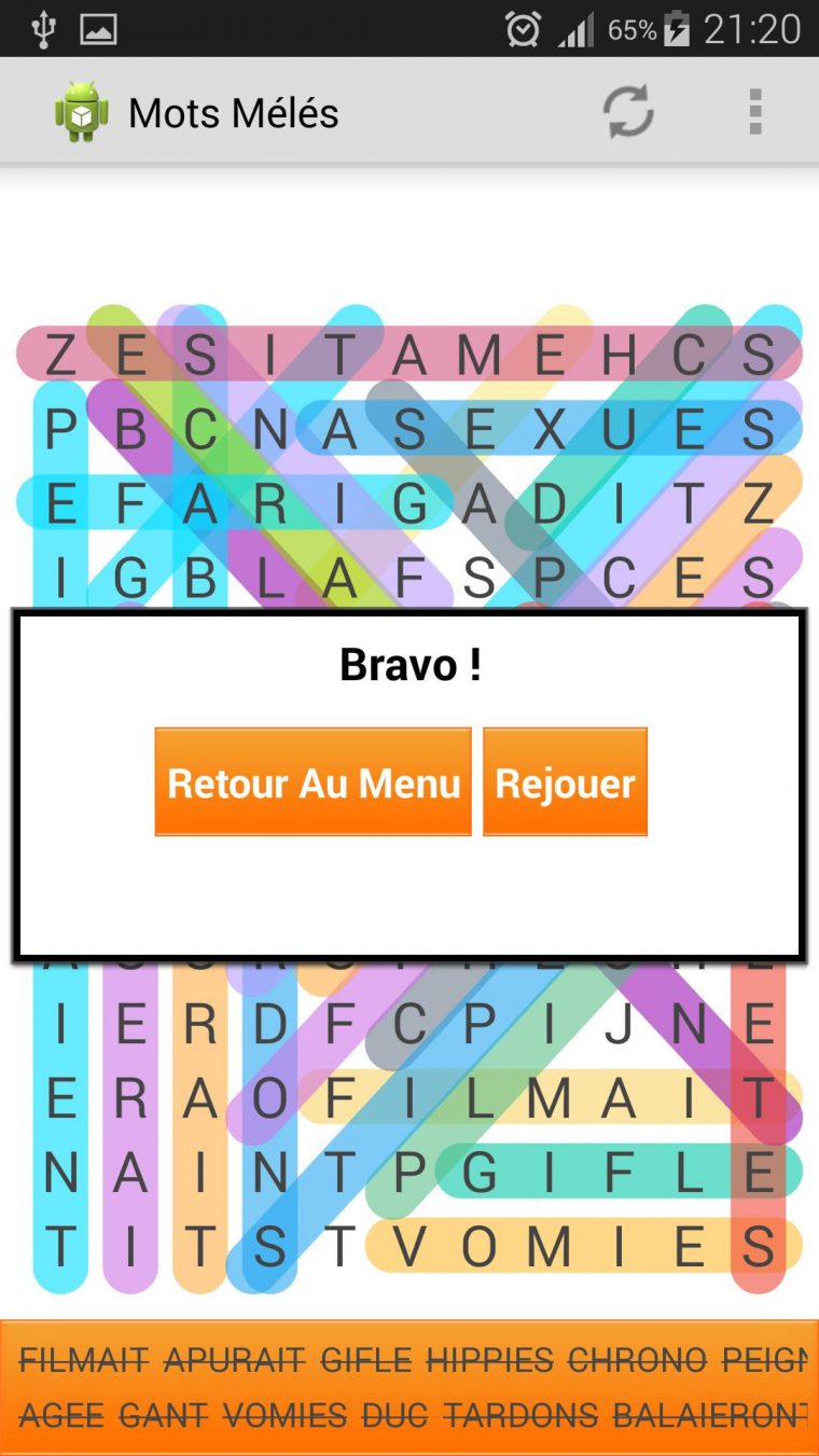Grille De Mots Mêlés  Cachés For Android – Apk Download destiné Mot Melee Gratuit Pour Androide