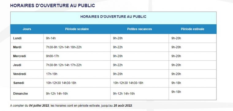 horaire piscine jean bouin evreux