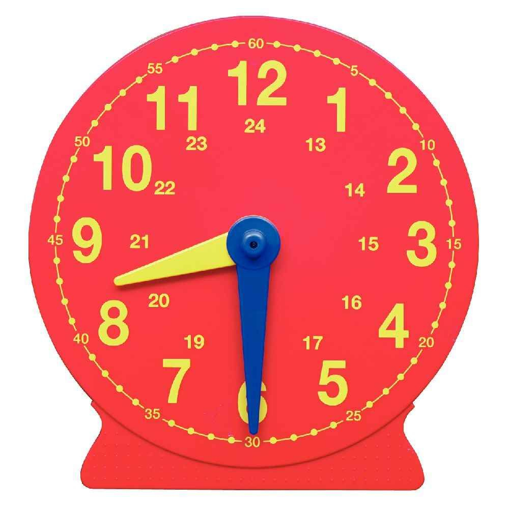 Horloge Magnétique Géante - 41 Cm - Vinco Educational destiné Dessin D Horloge A Imprimer 