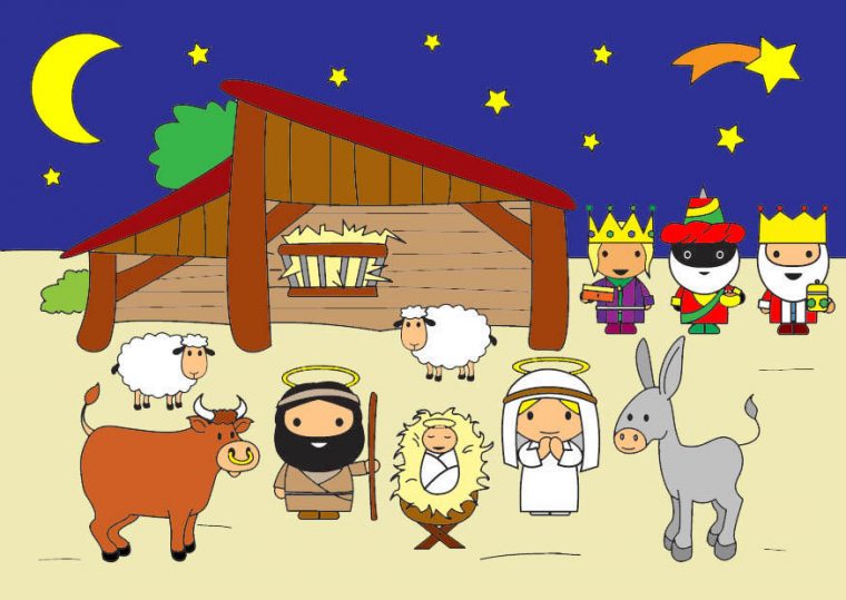 Image Crèche De Noël – Images Gratuites À Imprimer à Chreche De Noel  En Papier  A Imprimer