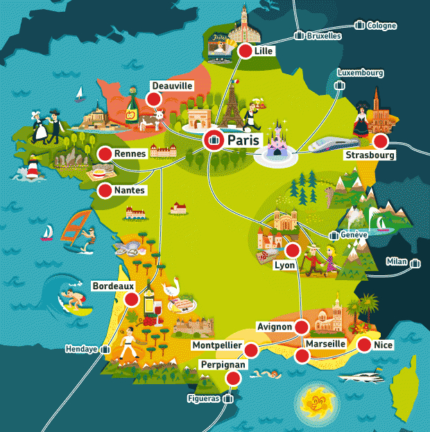 Images De Plans Et Cartes De France - Arts Et Voyages dedans Les Regions De La France Lumni