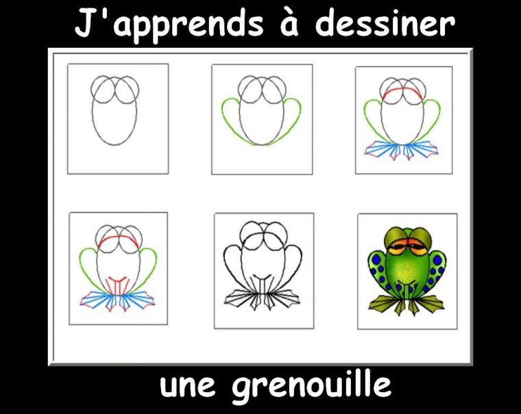 J'Apprends À Dessiner Les Animaux  Encore! – La Classe destiné Dessiner Une Grenouille Tchou Team