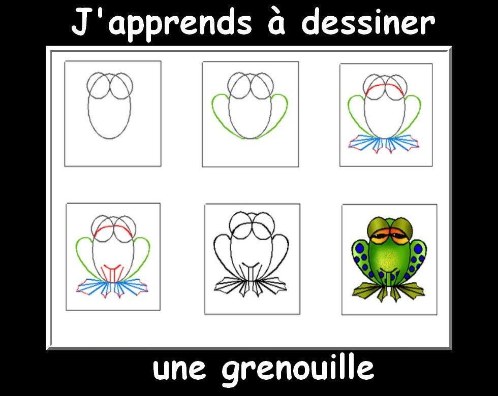 J&amp;#039;Apprends À Dessiner Les Animaux  Encore! - La Classe destiné Dessiner Une Grenouille Tchou Team 