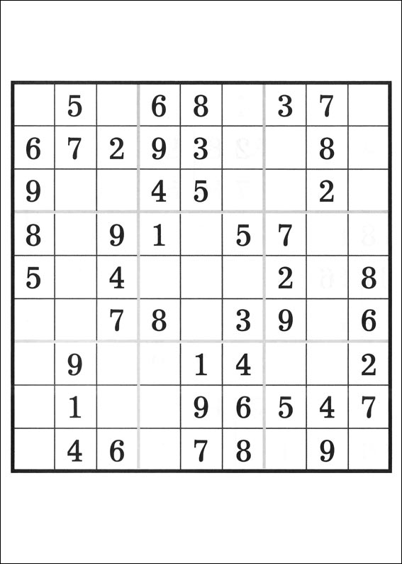 Jeux De Sudoku Gratuits À Imprimer concernant Sudoku Gratuit A Imprimer