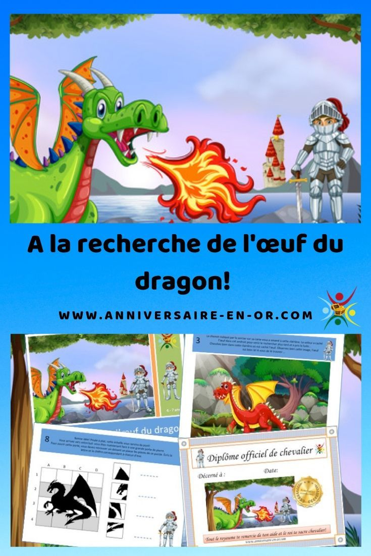 Kit De Chasse Au Trésor À Imprimer Des Dragons Et concernant Chasse Au Tresor A Imprimer Pdf 