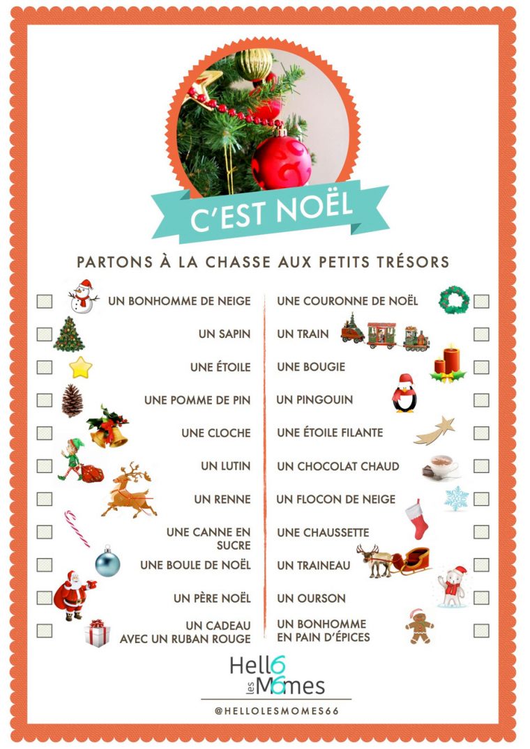 La Chasse Aux Trésors De Noël à Histoire Pdf Maternelle A Imprimir