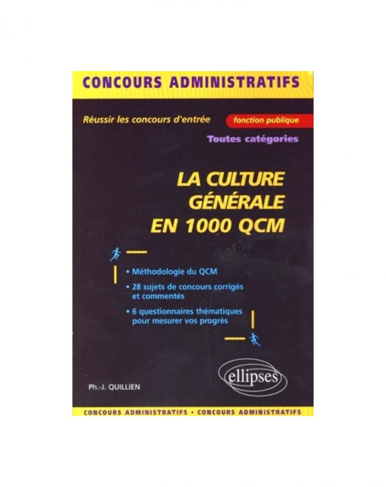 La Culture Générale En 1000 Qcm destiné Questions Reponses Culture Genereale  Pdf