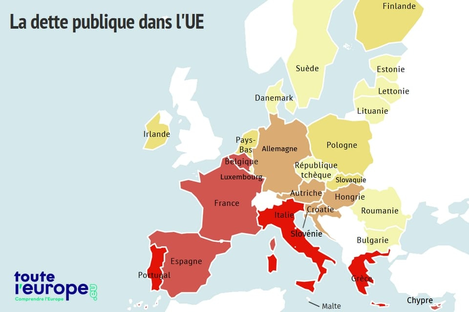 La Dette Publique Des Etats De L'Union Européenne à Liste Des Etats De L'Nunion Europã©Enne