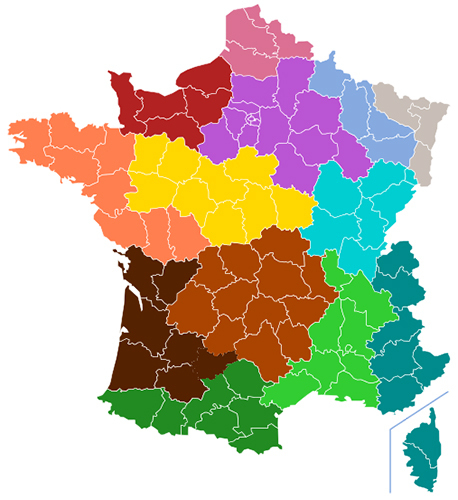 La France À 13 Régions Existait Déjà En 1891, Mais Ce N intérieur La France Mã©Tropolitaine Has Thirteen Regions. 