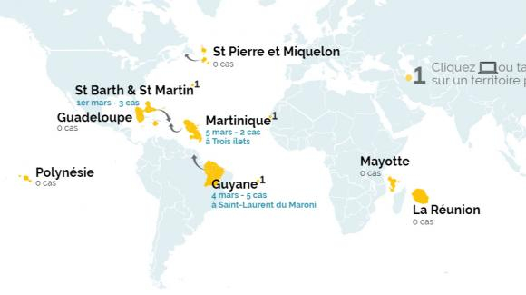 La France D Outre Mer - Arts Et Voyages pour La Frace D&amp;#039;Outre Mer Carte