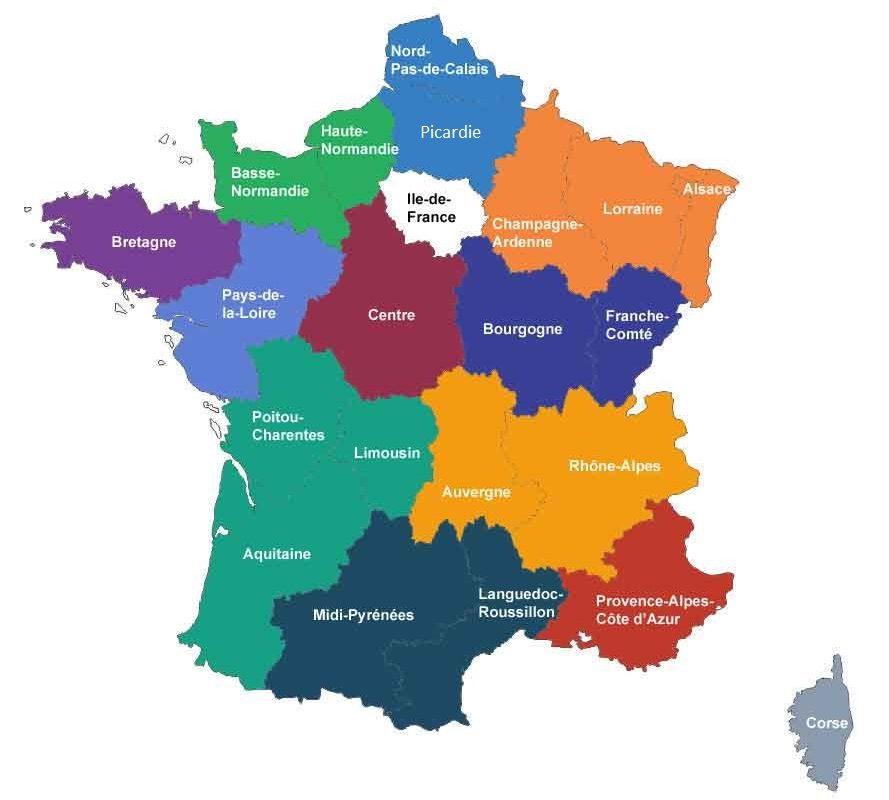 La Nouvelle Carte Des Régions De France : Toutes Les S à La Nouvelle Carte Des Regions Expleque 