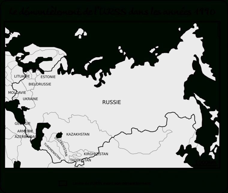 Le Démantèlement De L'Urss  L'Atelier D'Hg Sempai encequiconcerne Carte De L&#039;Europe Noir Et Blanc