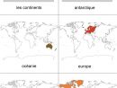 Les Continents - Les Activités De Maman  Continents Et à Carte Des Continents Avec Pays A Imprimer