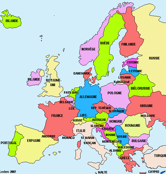 Les Pièces De Monnaie Des Pays D&amp;#039;Europe Avant L&amp;#039;Euro serapportantà Map De L&amp;amp;#039;Europe Avec Pays 