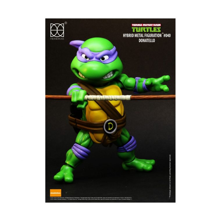 Les Tortues Ninja – Figurine Hybrid Metal Donatello 14 Cm tout Pour Tortue Ninja Legends