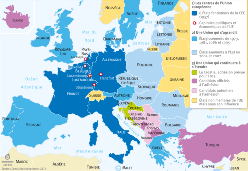 L&amp;#039;Union Européenne, Une Union D&amp;#039;Etats En Construction encequiconcerne Pays Et Capitales Membre Du Parlement Europeen 