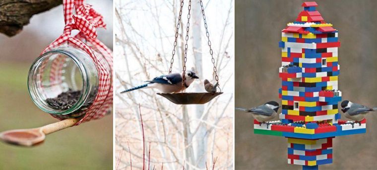 Mangeoire À Oiseaux : 12 Idées Récup' Faciles À Réaliser pour Brique En Plastique Pour Envant