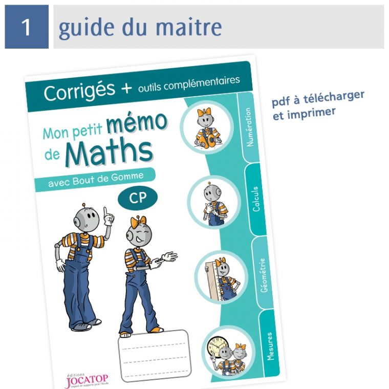 Mon Petit Mémo De Maths Cp Avec Bout De Gomme pour Plans Bout De Gomme