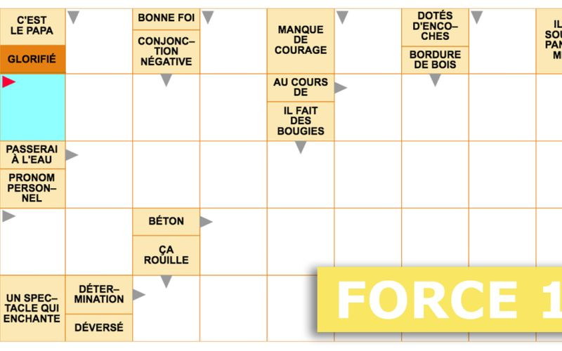 Mots Flã©Chã©S Gratuits - Force 1 - 8 Juillet 2021 concernant Mots Flã©Chã©S Gã©Ants Force 1 Avec Solution Gratuit 