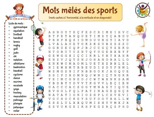 Mots Fléchés Cm2 À Imprimer  Jeux Pour Enfants Gratuits A serapportantà Mots Meles Carroussel Du Carnaval Gratuit 