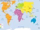Nouvelle Carte Du Monde - Arts Et Voyages concernant Carte Du Monde Continent