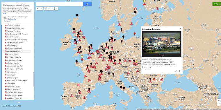 Npp News In Europe – Nuclear Transparency Watch pour Centrales Nuleaires Carte