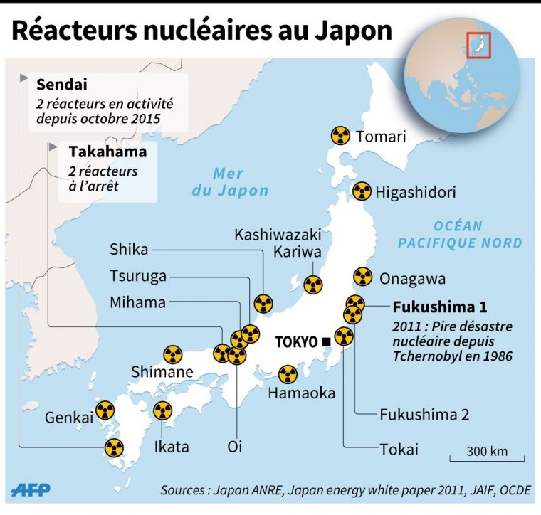 Nucléaire: Le Japon Ne Peut Se Passer De L'Énergie concernant Centrales Nuleaires Carte