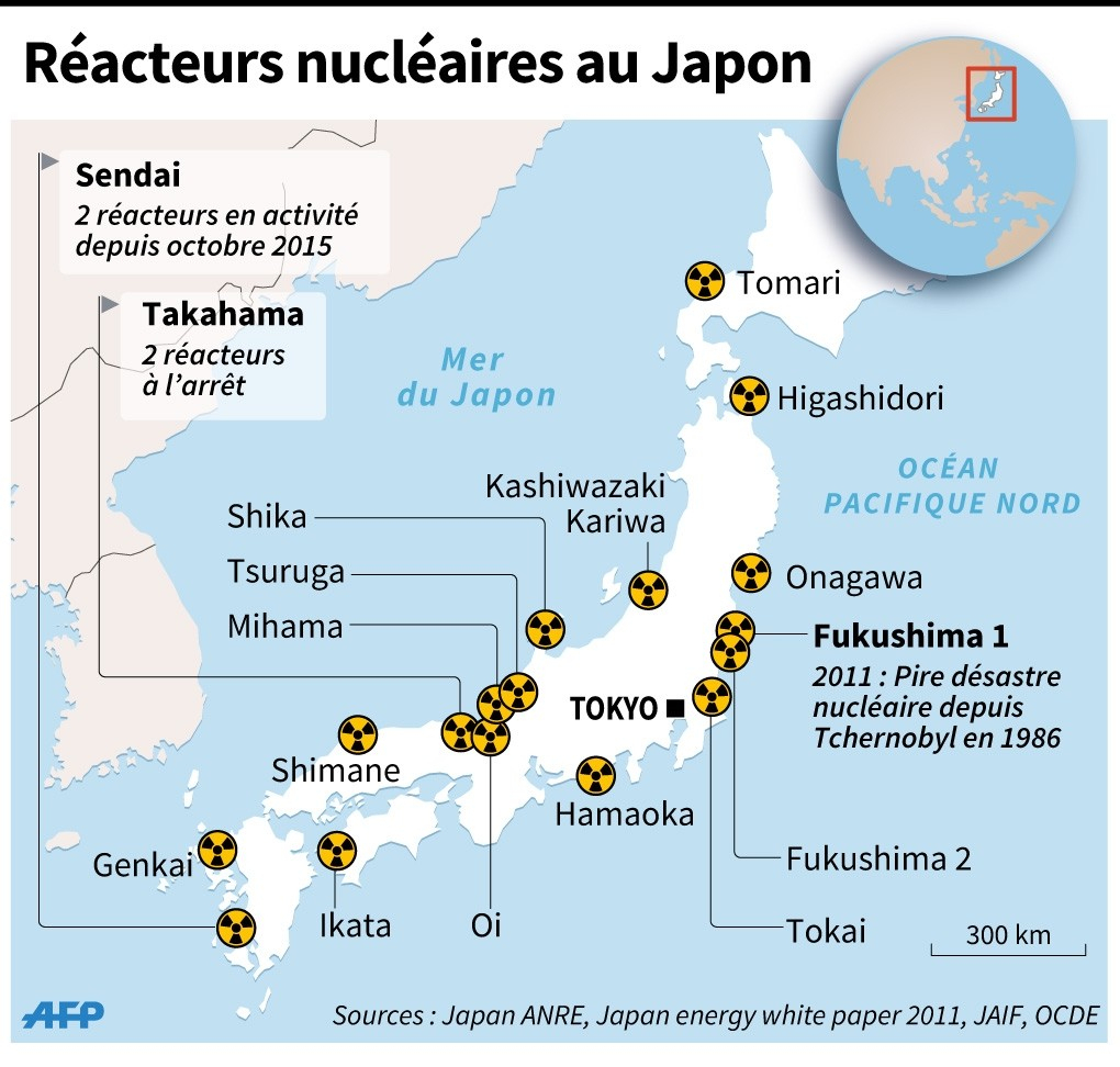 Nucléaire: Le Japon Ne Peut Se Passer De L&amp;#039;Énergie concernant Centrales Nuleaires Carte 