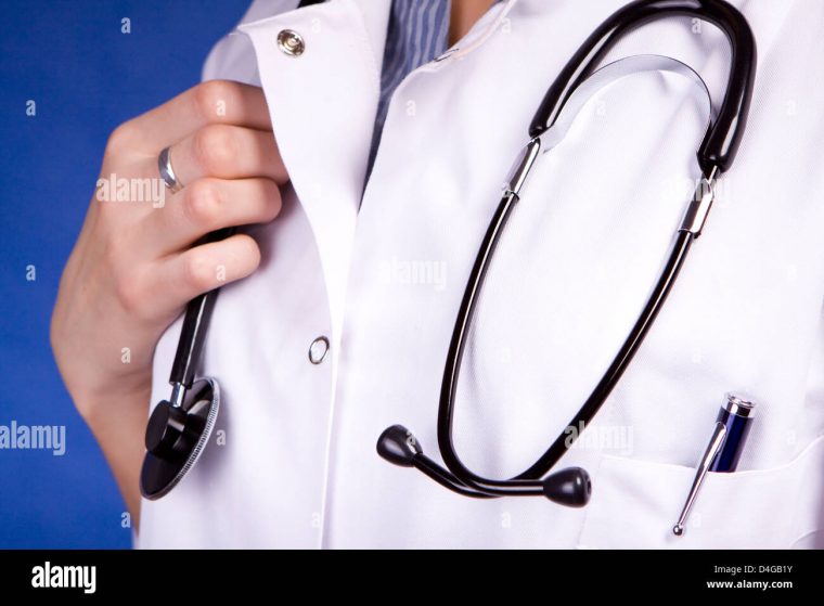 Nurse Stethoscope Exam Stock Photos & Nurse Stethoscope pour Stethoscopeexamnurse