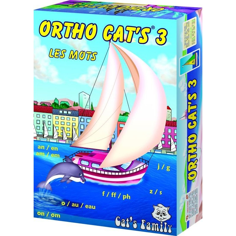 Ortho Cat'S 3 - Les Mots, Jeu De Cartes Cat'S Family serapportantà Les Aliments Mots Melã©S