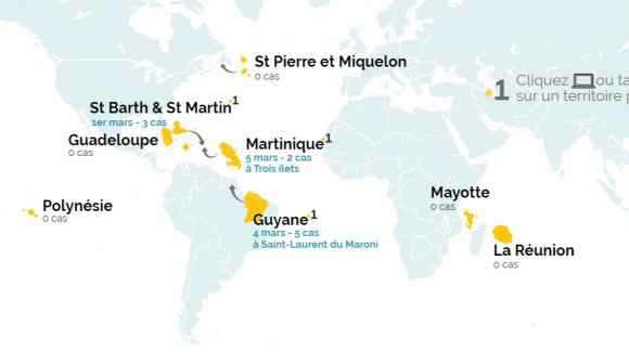 Outre Mer » Vacances - Guide Voyage concernant La France D&amp;amp;#039;Outre Mer Carte 
