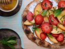 Pizza Aux Fraises, Pêches Et Chèvre Sur Le Grill avec J&amp;#039;Aime Les Fruits Pour Colourer