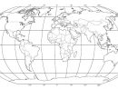 Planisphère Vierge À Imprimer - Cartes Du Monde dedans Carte Des Continents Avec Pays A Imprimer