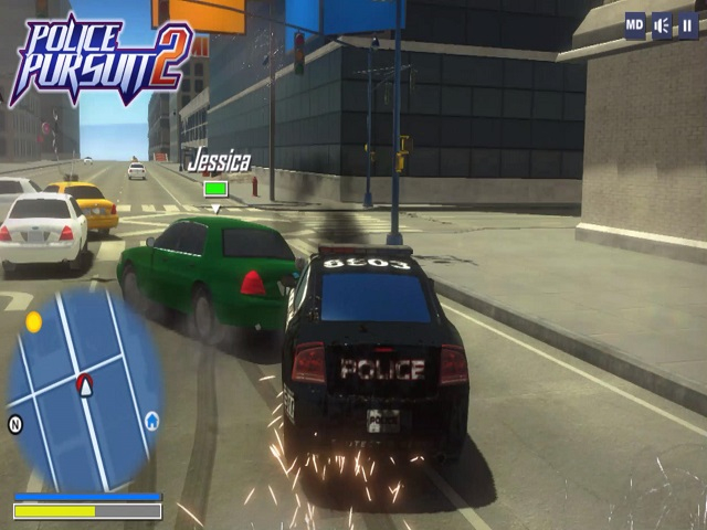 Police Pursuit 2 Jeu En Ligne  Jeux Pomu concernant Urgence Police Jeux Gratuit 