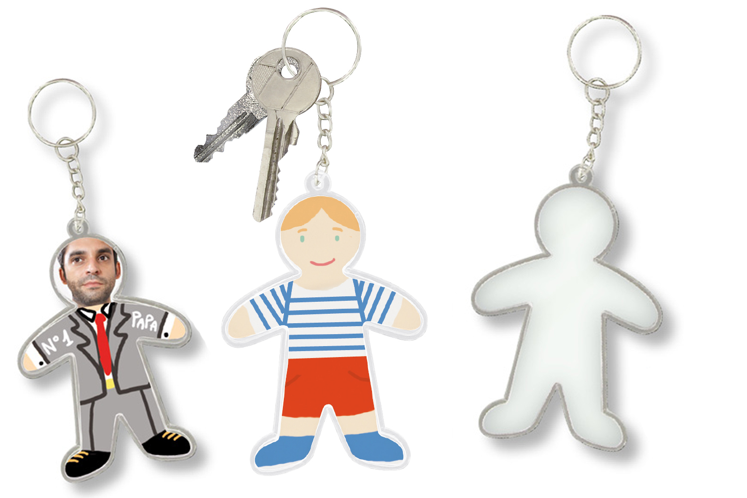 Porte-Clefs Silhouette - Transparent - 10 Doigts serapportantà Sapin Porte Photo 10 Doigts 