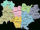 Région Auvergne-Rhône-Alpes : Géographie, Histoire pour Caret France Dã©Partements Png
