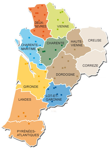 Région Nouvelle-Aquitaine : √ Présentation, Carte à Carateristique De La Nouvelle Carte Des Region 