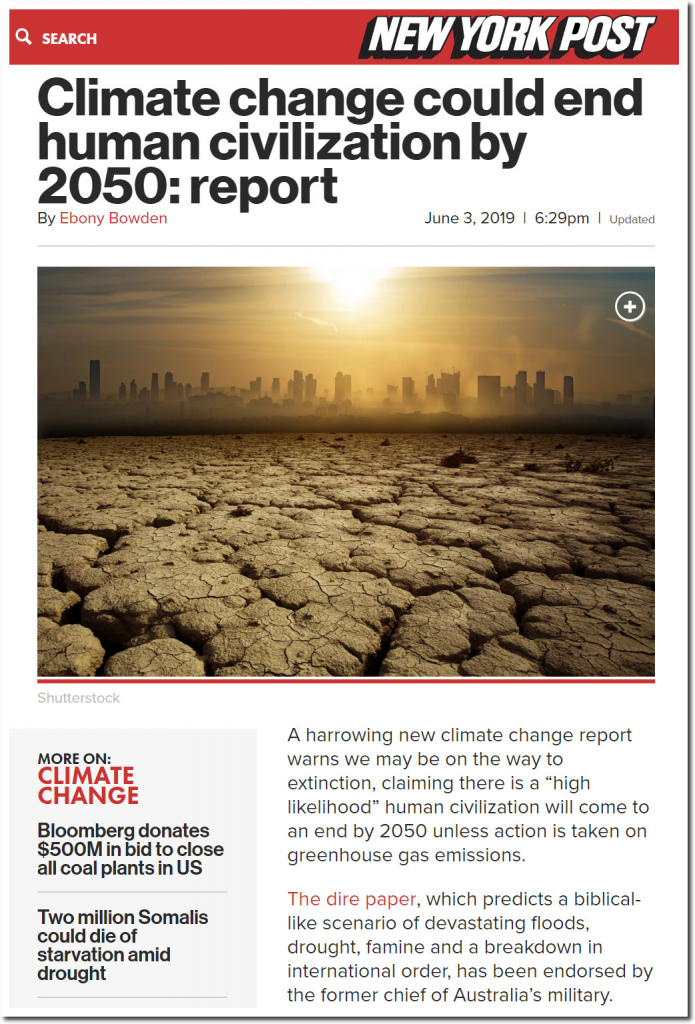 Round Up Of End Times Claims: Global Warming To End dedans Civilization Vi Demander Urgence Catastrophe 