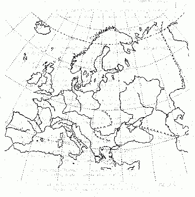 Sciences Humaines - 9E Année - Les Fondements De La dedans Carte De L&amp;#039;Europe Noir Et Blanc 