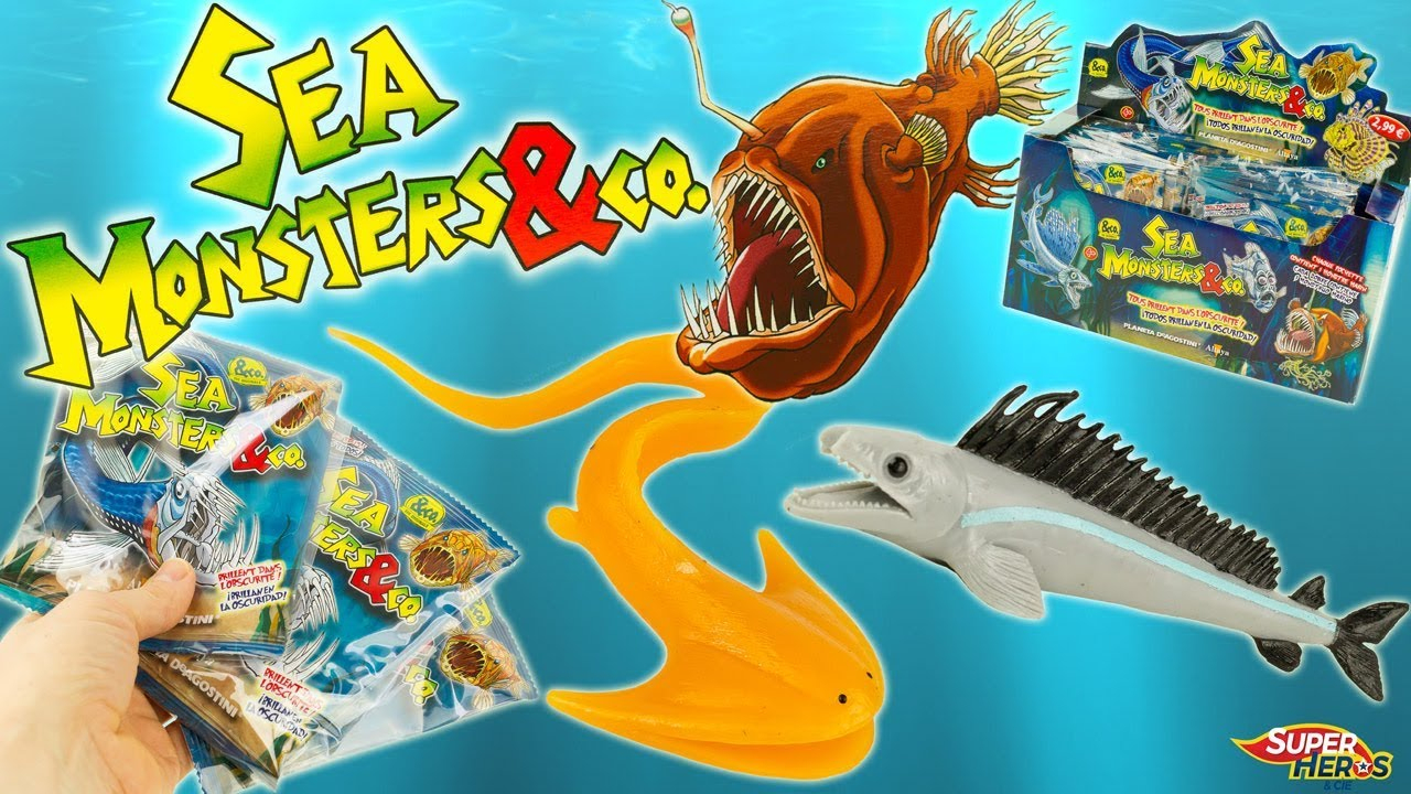 Sea Monsters &amp;amp; Co Boite Complète 21 Pochettes Monstres Des concernant Sharks And Co Altaya 