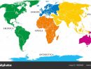 Six Continents Carte Monde Politique Avec Frontières concernant Carte Du Monde Continent
