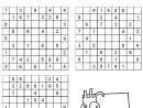 Sudoku 9X9 N°3 Pour Enfant À Imprimer serapportantà Coup D. Oeil  Point  A  Relier   Pour  Adule