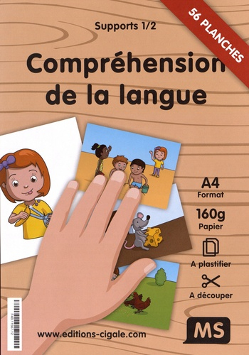 Supports Compréhension De La Langue Ms - 2 - La Cigale tout Les Nouvelles Activites De Langue  Moyenne Section Page 44 