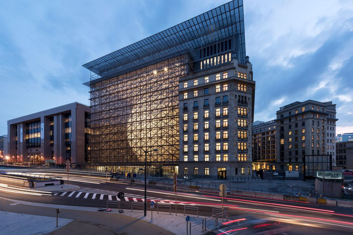 The European Union Just Got A Massive New Office - Curbed serapportantà Brussels And The European Union Wikipedia 