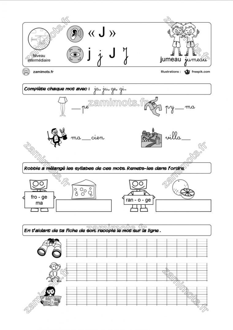 Tout Ce Qu'Il Faut Pour Apprendre À Lire, Écrire, Compter intérieur Zamimots Phonologie