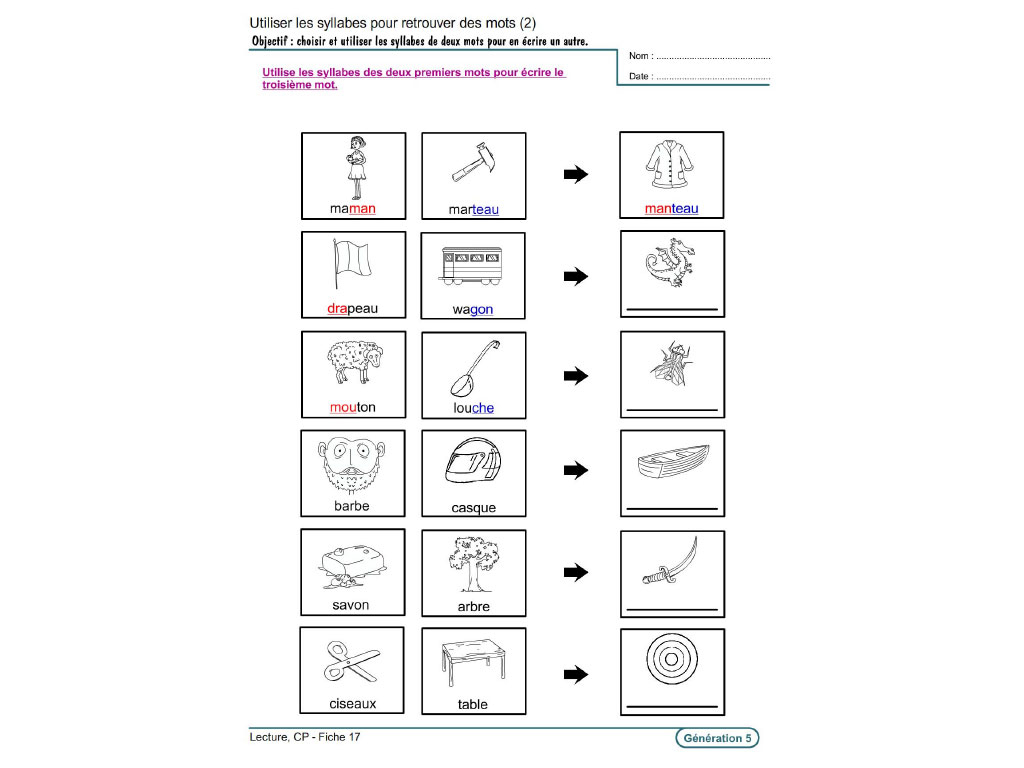 Travail De Cp A Imprimer Gratuit  Primanyc intérieur Lecture Imprimer C3 Gratuit 