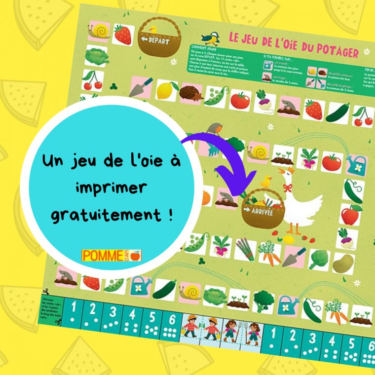 Un Jeu De L'Oie Du Potager À Imprimer Gratuitement dedans Reponse Du Jeu Bibliofix