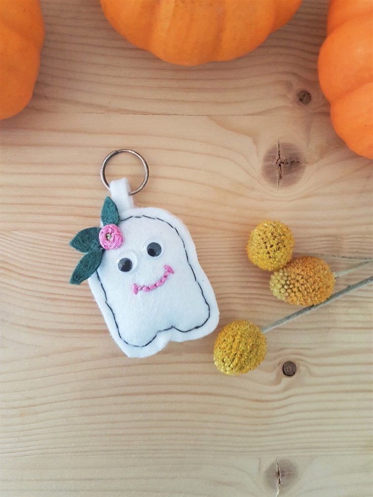 Un Porte-Clés Pour Halloween – Avec Ses 10 Ptits Doigts serapportantà Sapin Porte Photo 10 Doigts