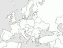 Vierge Carte En Relief Europe dedans Carte De L'Europe Vierge